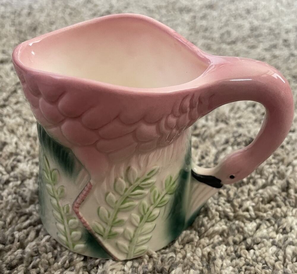 Vintage Sarsaparilla Deco Design Flamingo Creamer Japan 1982 Replacement